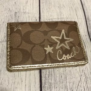 Coach credit card ID case